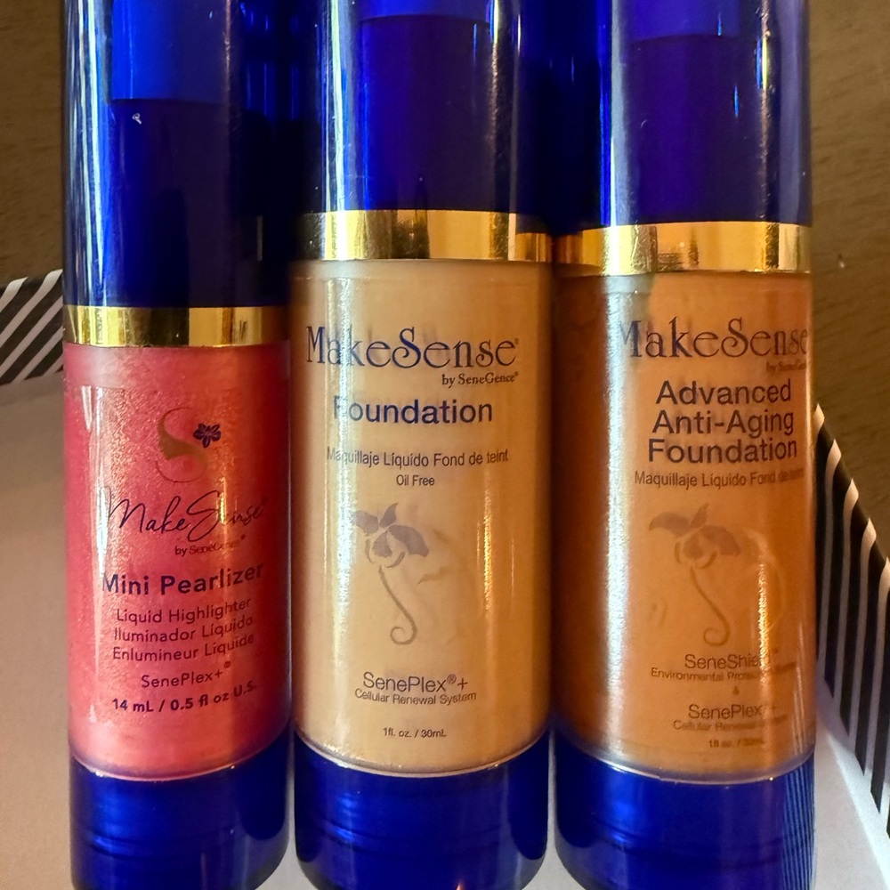 SeneGence MakeSense Foundation Trio - Pink, Cream, Gold